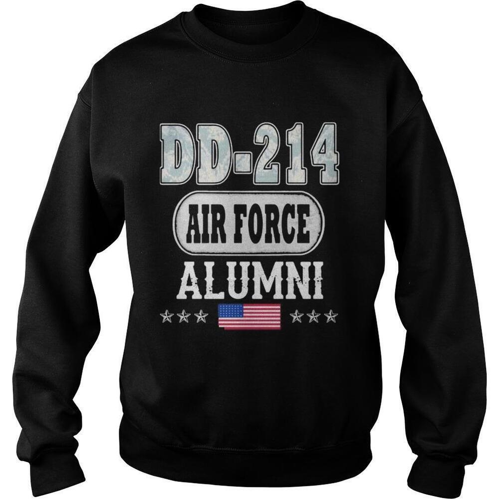 Dd214 Air Force Alumni American Flag Shirt